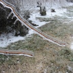 An inch or more coating.