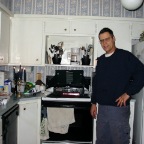 Phil preparing supper.